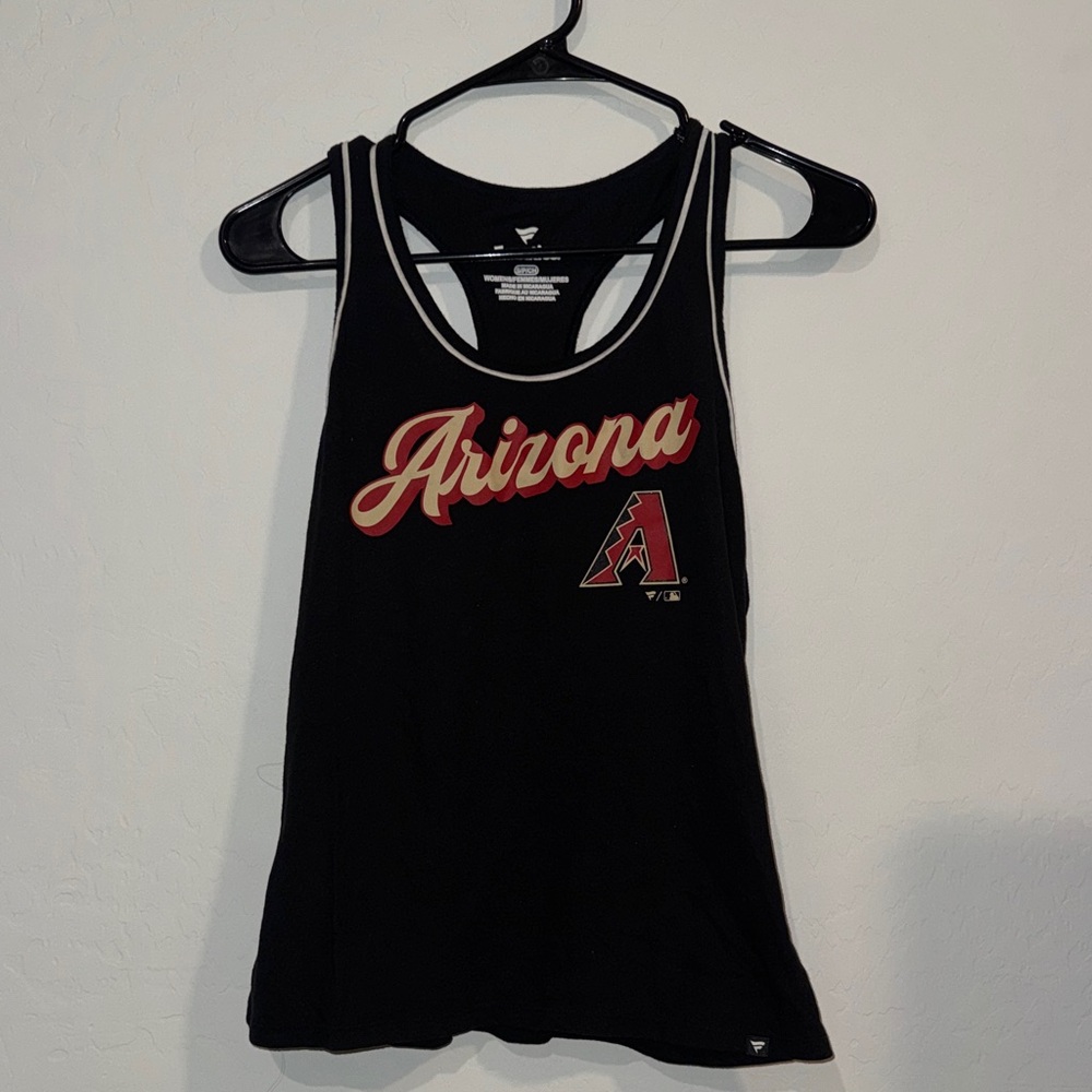 Fanatics Arizona Black and Red Women's Tank Top